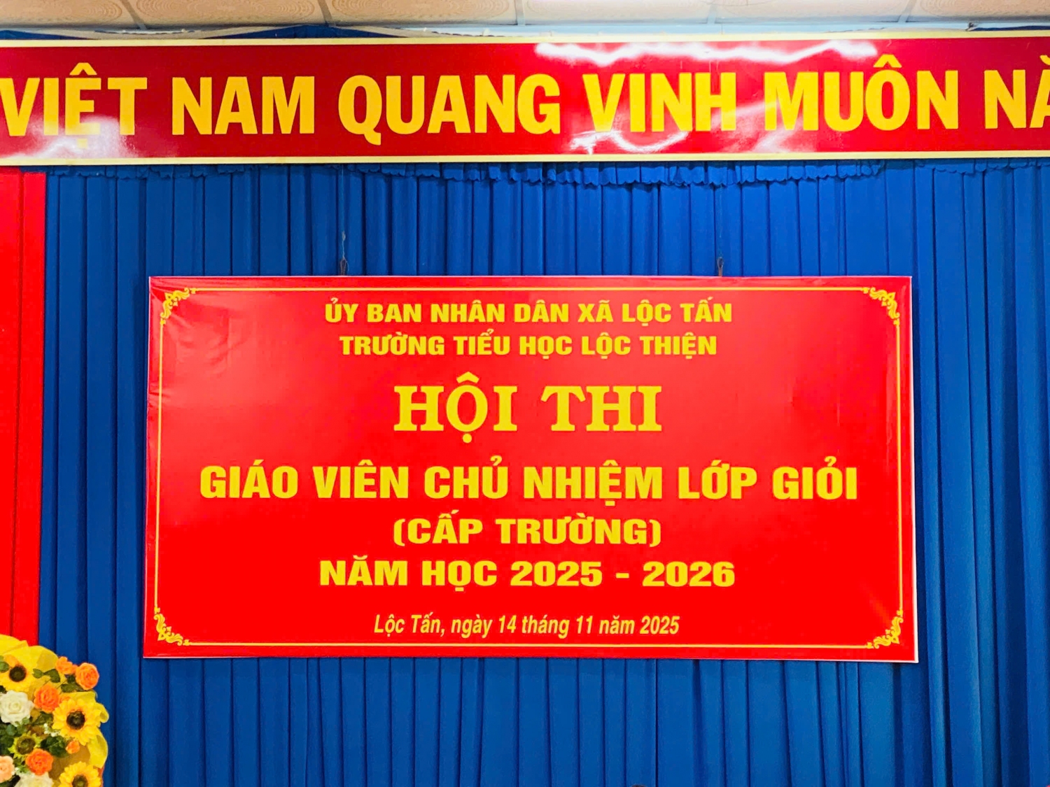 TRƯỜNG TIỂU HỌC LỘC THIỆN  TỔ CHỨC HỘI THI “GIÁO VIÊN CHỦ NHIỆM LỚP GIỎI CẤP TRƯỜNG”, NĂM HỌC 2025 – 2026