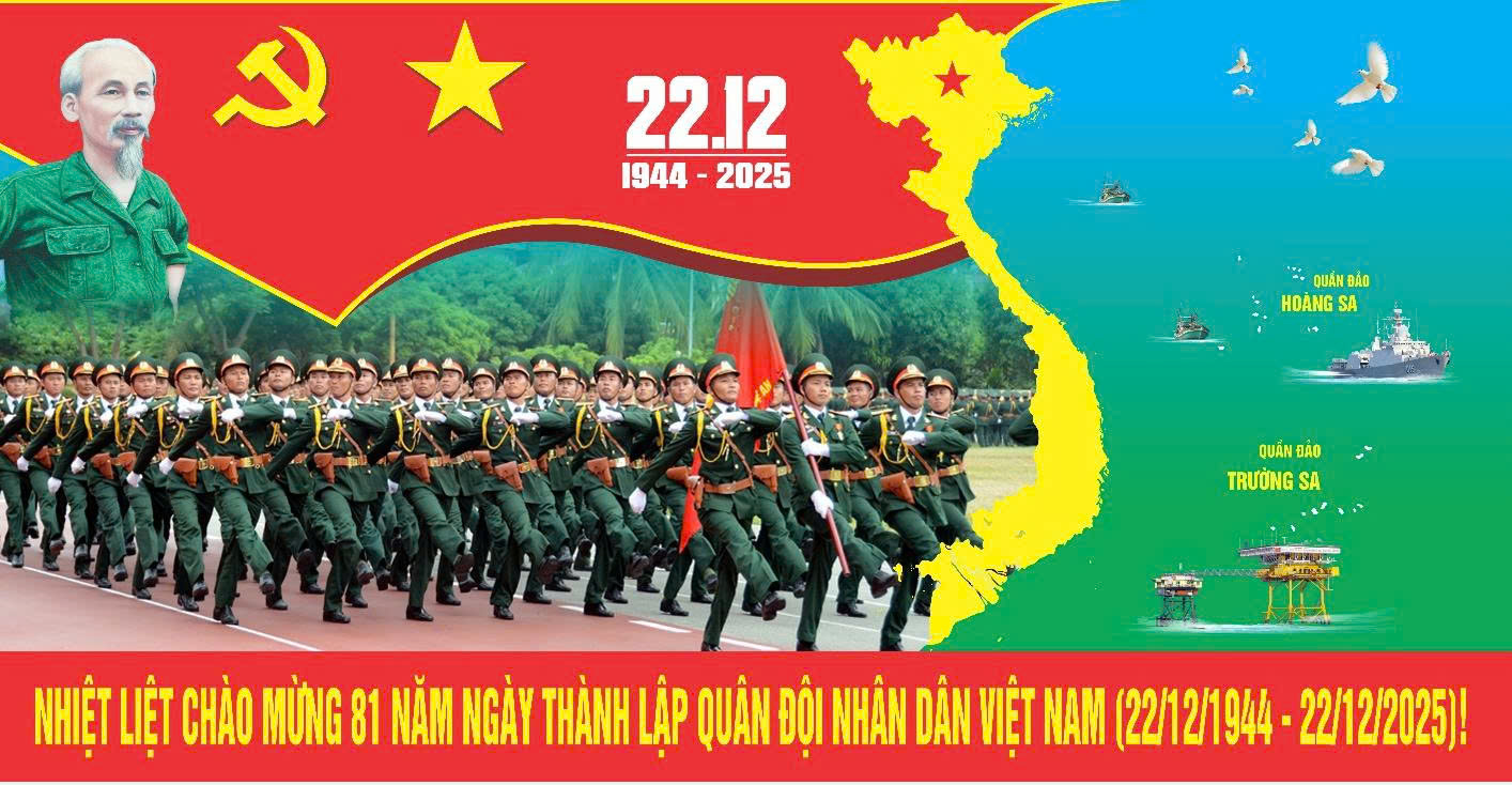 TRƯỜNG TIỂU HỌC LỘC THIỆN TỔ CHỨC CÁC HOẠT ĐỘNG NHẰM CHÀO MỪNG  KỈ NIỆM 81 NĂM NGÀY THÀNH LẬP QĐND VIỆT NAM (22/12/1944 – 22/12/2025); 36 NĂM NGÀY HỘI QUỐC PHÒNG TOÀN DÂN (22/12/1989- 22/12