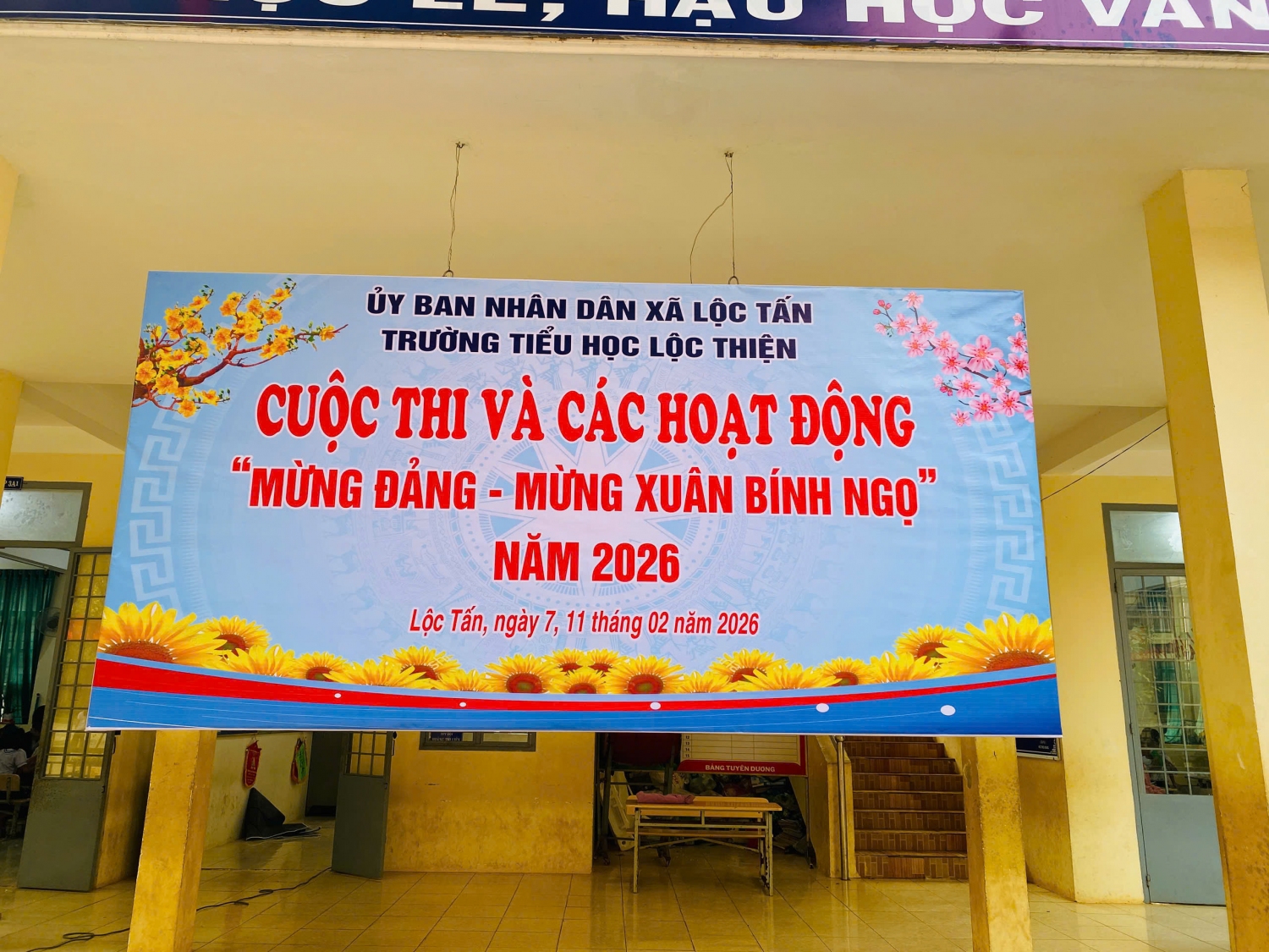 TRƯỜNG TIỂU HỌC LỘC THIỆN  TỔ CHỨC CÁC HOẠT ĐỘNG “MỪNG ĐẢNG QUANG VINH – MỪNG XUÂN BÍNH NGỌ 2026”