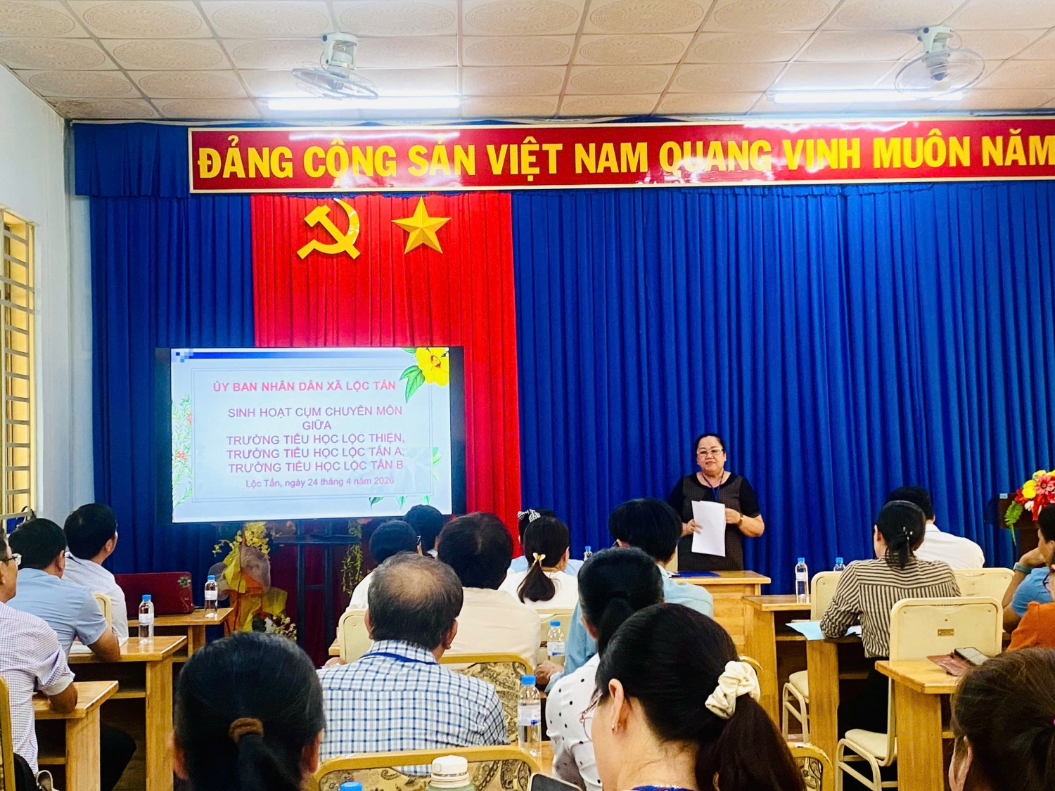 TRƯỜNG TIỂU HỌC LỘC THIỆN  TỔ CHỨC SINH HOẠT CỤM CHUYÊN MÔN LIÊN TRƯỜNG NĂM HỌC 2025–2026