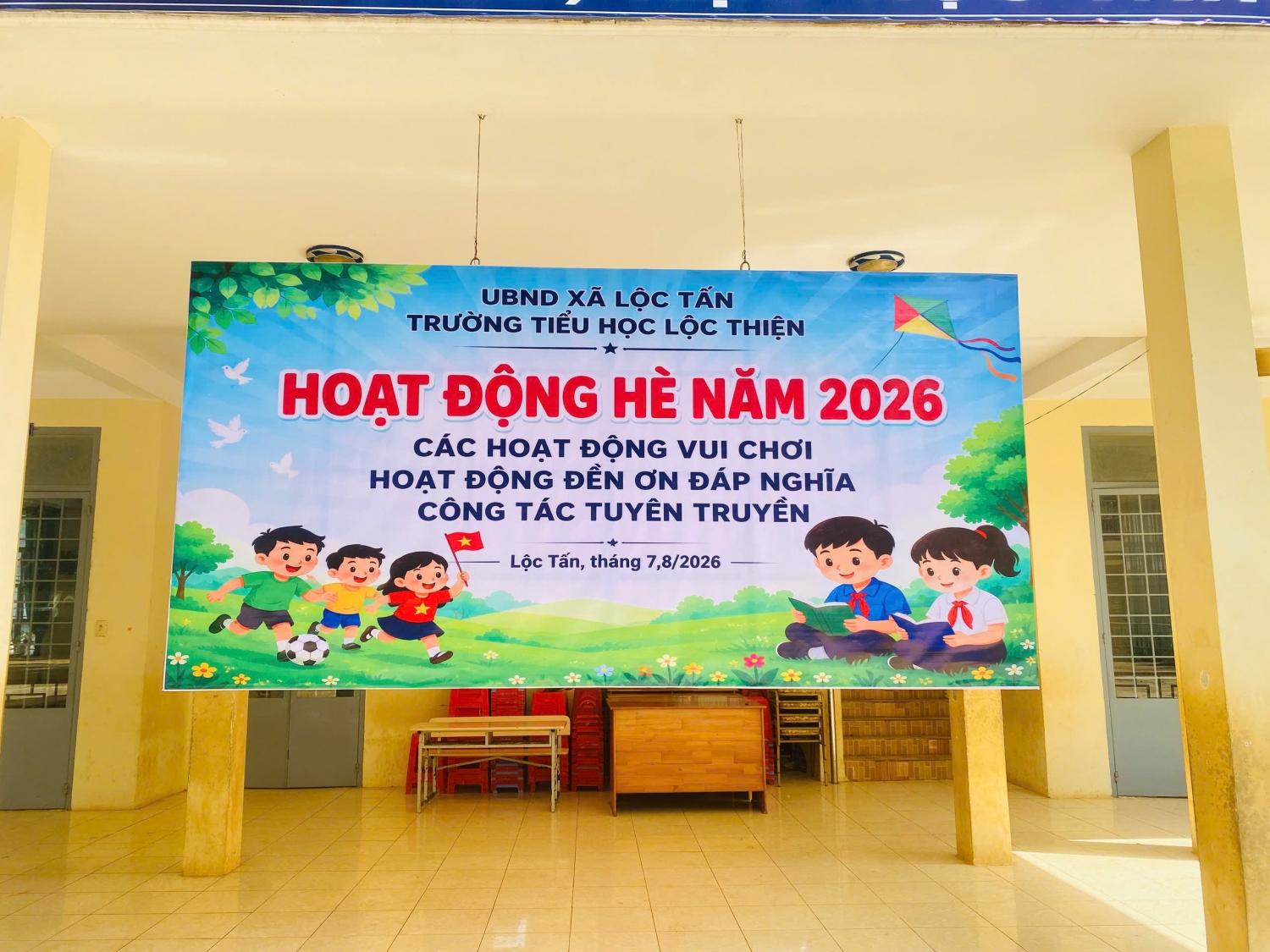 TRƯỜNG TIỂU HỌC LỘC THIỆN  TỔ CHỨC CÁC HOẠT ĐỘNG HÈ NĂM 2026 CHO HỌC SINH